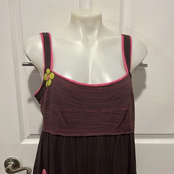 Nougat London empire waist sleeveless floral mini dresss size 3 us (8) - Picture 3 of 13